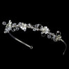 Silver Plated Bridal Wedding Headband HP 7877