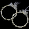 Delightful White or Ivory Flower & Pearl Greek Stefana Wedding Crowns 8017