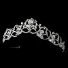 Silver Swarovski Bridal Wedding Jewelry Set & Tiara Set NE 8265 & HP 8113