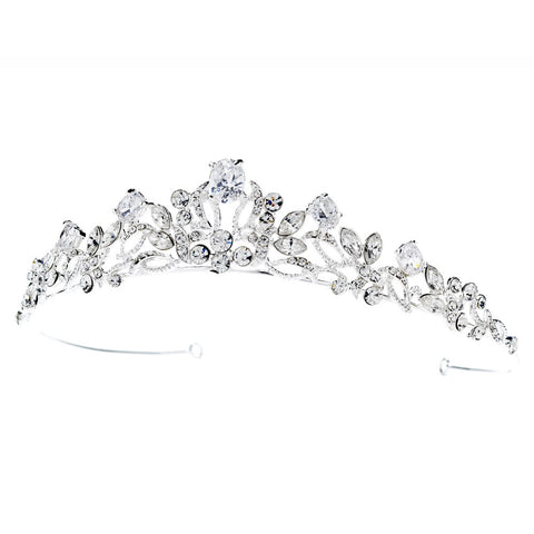 * Beautiful Bridal Wedding Tiara HP 8114