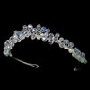 AB Aurora Borealis Swarovski Crystal Bridal Wedding Jewelry 8002 & Bridal Wedding Headband 8143 Set