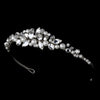 Silver Ivory Pearl Bridal Wedding Jewelry Set & Tiara Set 8234
