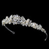 Pearl & Crystal Bridal Wedding Necklace Earring 8238 & Bridal Wedding Tiara 8236 Set