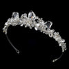 * Silver Swarovski Bridal Wedding Tiara HP 8237