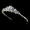Silver and Freshwater Pearl Bridal Wedding Tiara HP 8238