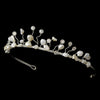* Keshi Pearl & Rhinestone Bridal Wedding Tiara HP 8261