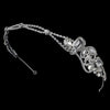 * Beautiful Silver & Crystal Bridal Wedding Headband HP 8264