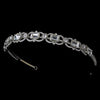 Antique Vintage Silver Bridal Wedding Rhinestone Bridal Wedding Headband - HP 8333