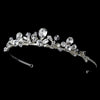 * Glamorous Silver Clear Crystal Bridal Wedding Tiara Headpiece 8393