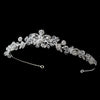 * Silver Clear Crystal & Rhinestone Bridal Wedding Tiara Headpiece 8430