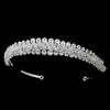 Silver Clear & AB Double Layer Swarovski Crystal Bridal Wedding Headband Headpiece 8433