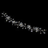 Crystal & Pearl Bridal Wedding Flower Bridal Wedding Hair Vine Bridal Wedding Headband Headpiece 8453