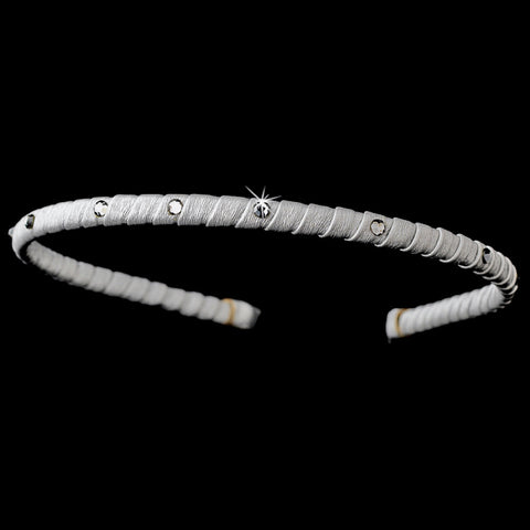 * Silver Grey Clear Headpiece 8456