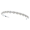 Rhinestone and Ivory or White Pearl Wedding Floral Bridal Wedding Headband HP 858