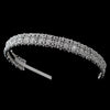 Rhodium Vintage Filigree Bridal Wedding Headband 89