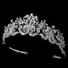 * Silver Plated Crystal Rhinestone Majesty Bridal Wedding Tiara - HP 9032