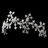 Silver Clear Rhinestone Floral Bridal Wedding Headband Headpiece 9602