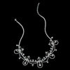 Silver Clear Face Jewelry Headpiece 9663