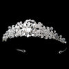 * Silver Clear Crystal & Rhinestone Headpiece 9744
