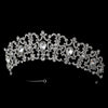 Antique Silver Clear Headpiece 9830