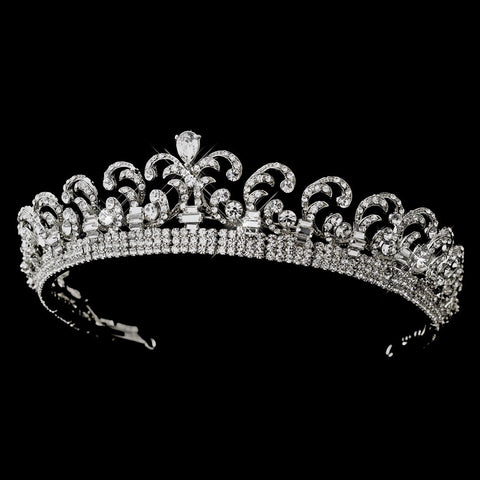 Royal Kate Middleton Inspired Halo Bridal Wedding Tiara 9949