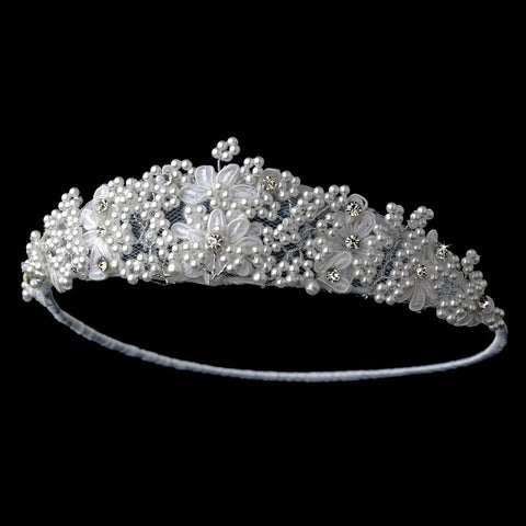 White Children's Headpiece 4720