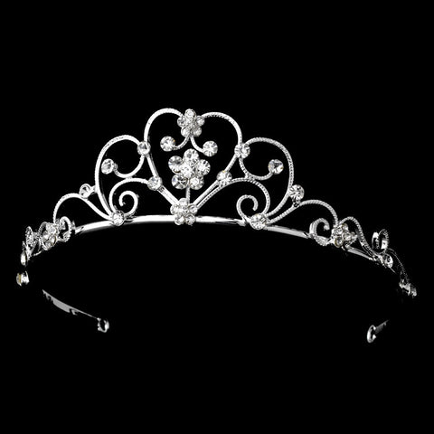 Silver Clear Children's Bridal Wedding Tiara HP C 600