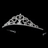 Childrens rhinestone heart crystal tiara HPC 603