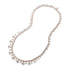 Rose Gold Clear Crystal Bridal Wedding Hair Headband Jewelry Necklace 10010