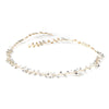 Light Gold Clear Crystal & Rhinestone Bridal Wedding Vine Headband 10008