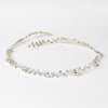 Light Gold Clear Crystal & Rhinestone Bridal Wedding Vine Headband 10008
