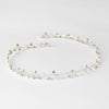 Silver Ivory Pearl & Rhinestone Vine Bridal Wedding Headband 1551