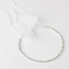 Silver Clear Rhinestone Bridal Wedding Ribbon Headband 2720