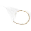 Gold Clear Rhinestone Bridal Wedding Ribbon Headband 2722