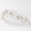 Silver Clear Crystal & Rhinestone Bridal Wedding Tiara Headpiece 4988