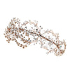 Rose Gold Clear Rhinestone Bridal Wedding Hair Vine Bridal Wedding Headband 6352