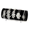 Black Velvet Bridal Wedding Tiara Bridal Wedding Headband Display Roll & Stand