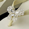 Butterfly Rhinestone High Wedge Bridal Wedding Flip Flops