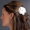 * Bridal Wedding Jeweled Dahlia Flower Bridal Wedding Hair Clip 431 with Bridal Wedding Brooch Pin