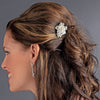 Silver Plated Bridal Wedding Hair Comb 3473