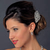Vintage Crystal, Rhinestone & Pearl Bridal Wedding Hair Comb 585