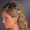 Petite Silver Bridal Wedding Tiara Bridal Wedding Hair Comb w/ Clear Rhinestones & Austrian Crystals 6287