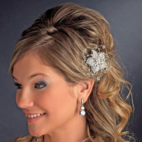 Stunning Crystal Bridal Wedding Brooch Bridal Wedding Hair Accent Bridal Wedding Hair Comb 8217