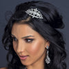 Rhodium Vintage Bridal Wedding Hair Bridal Wedding Elastic Headband 211