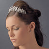 Bridal Wedding Tiara HP 10575 Rhodium