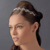 Silver Clear Floral Vine Band Headpiece 11453