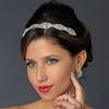 Rhinestone Vintage Silver Clear Bridal Wedding Headband Bridal Wedding Tiara HP 627