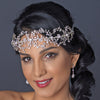 Rose Gold Clear Rhinestone Bridal Wedding Hair Vine Bridal Wedding Headband 6352