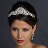 * Antique Silver Clear AB Headpiece 702
