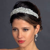 Antique Silver Clear Headpiece 705